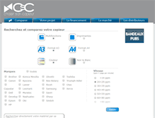 Tablet Screenshot of choisir-son-copieur.com